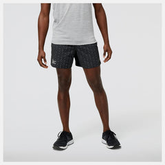 Shorts | Men New Balance NYC Marathon Training Impact Run Luminous 6 Inch Short Black