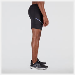 Shorts | Men New Balance Q Speed 9 Inch 1/2 Tight Black