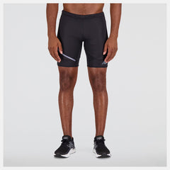 Shorts | Men New Balance Q Speed 9 Inch 1/2 Tight Black
