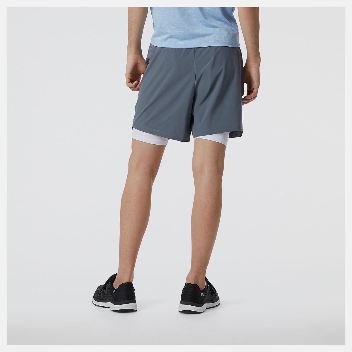Shorts | Men New Balance R.W.Tech 7 Inch 2-in-1 Short Lead