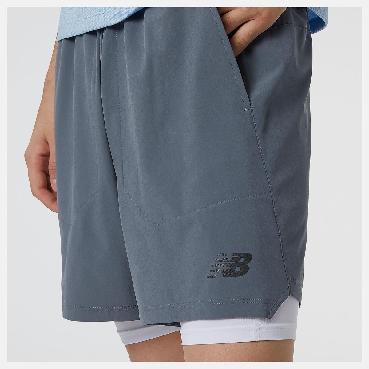 Shorts | Men New Balance R.W.Tech 7 Inch 2-in-1 Short Lead