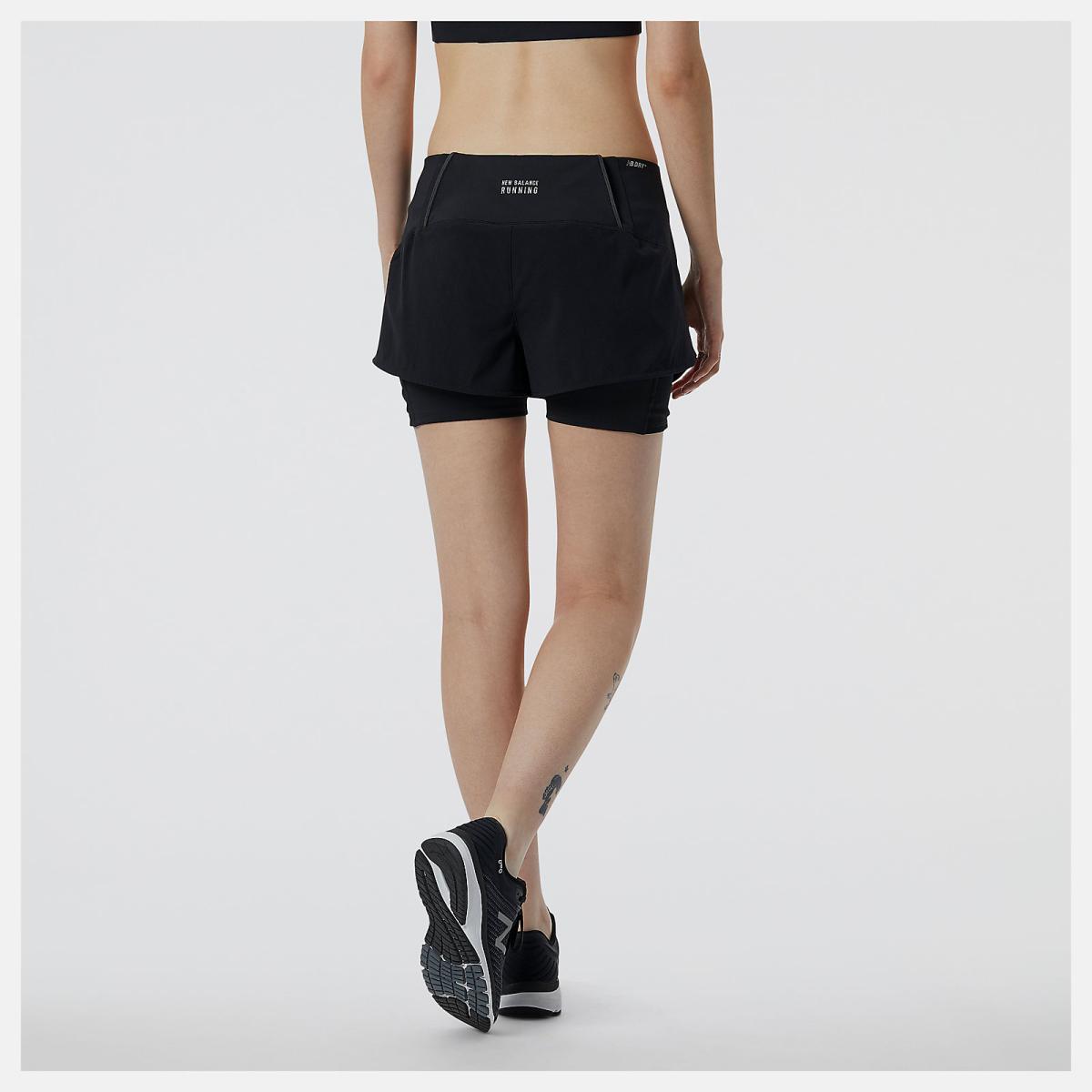 Shorts | Women New Balance Impact Run 2in1 Short Black