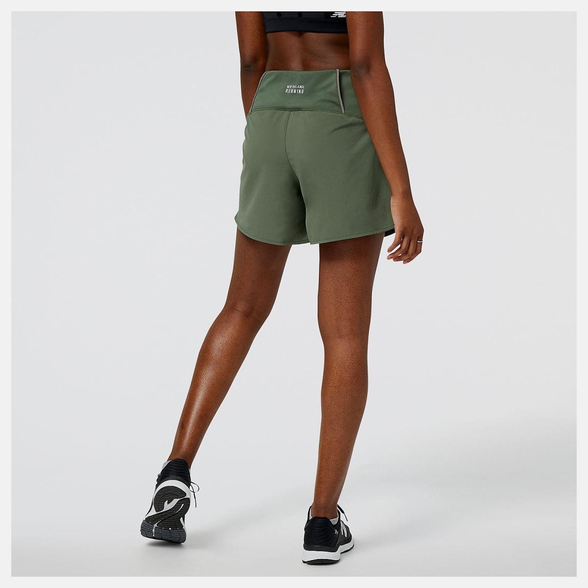 Shorts | Women New Balance Impact Run 5in Short Deep Olive Green