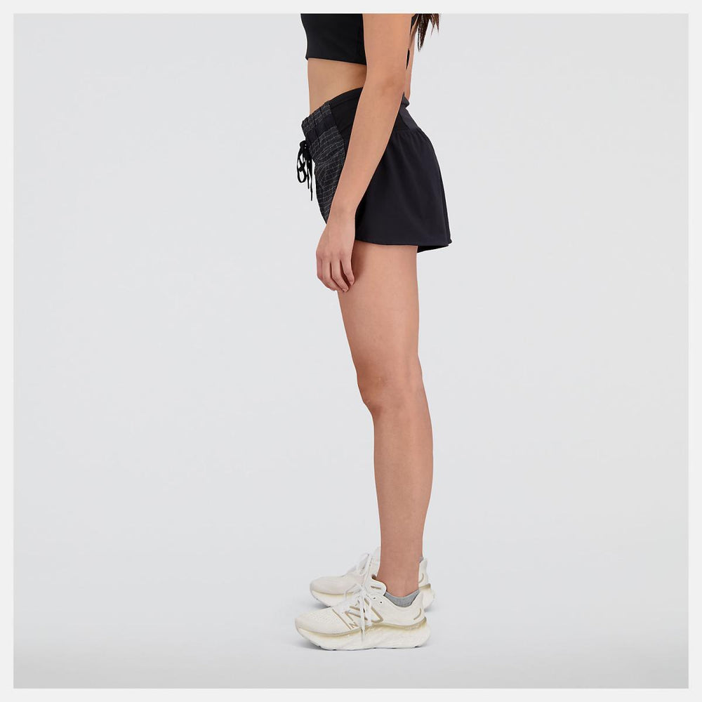 Shorts | Women New Balance Impact Run Luminous 3 Inch Short Black