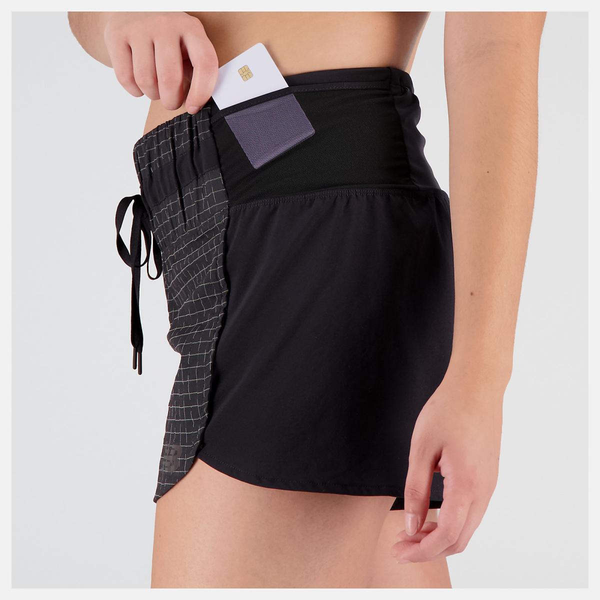 Shorts | Women New Balance Impact Run Luminous 3 Inch Short Black