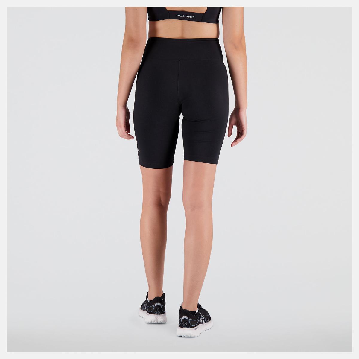 Shorts | Women New Balance NB Essentials Stacked Fitted Short Black
