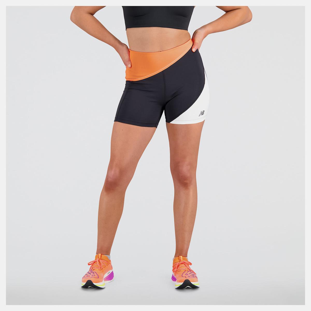 Shorts | Women New Balance Q Speed Shape Shield 4 Inch Fitted Short Neon Dragonfly