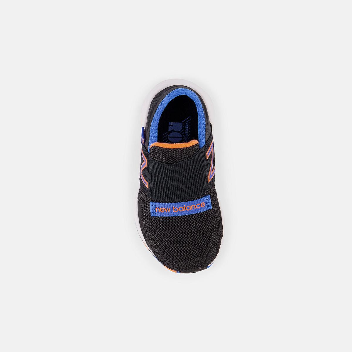 Size 0 - 10 | Kids New Balance Fresh Foam Roav Slip-On Black With Serene Blue And Vibrant Orange