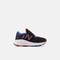 Size 0 - 10 | Kids New Balance Fresh Foam Roav Slip-On Black With Serene Blue And Vibrant Orange