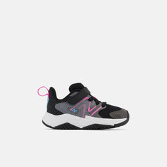 Size 0 - 10 | Kids New Balance Rave Run V2 Bungee Lace With Top Strap Black With Vibrant Pink