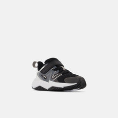 Size 0 - 10 | Kids New Balance Rave Run V2 Bungee Lace With Top Strap Black With White