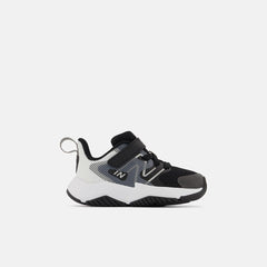 Size 0 - 10 | Kids New Balance Rave Run V2 Bungee Lace With Top Strap Black With White