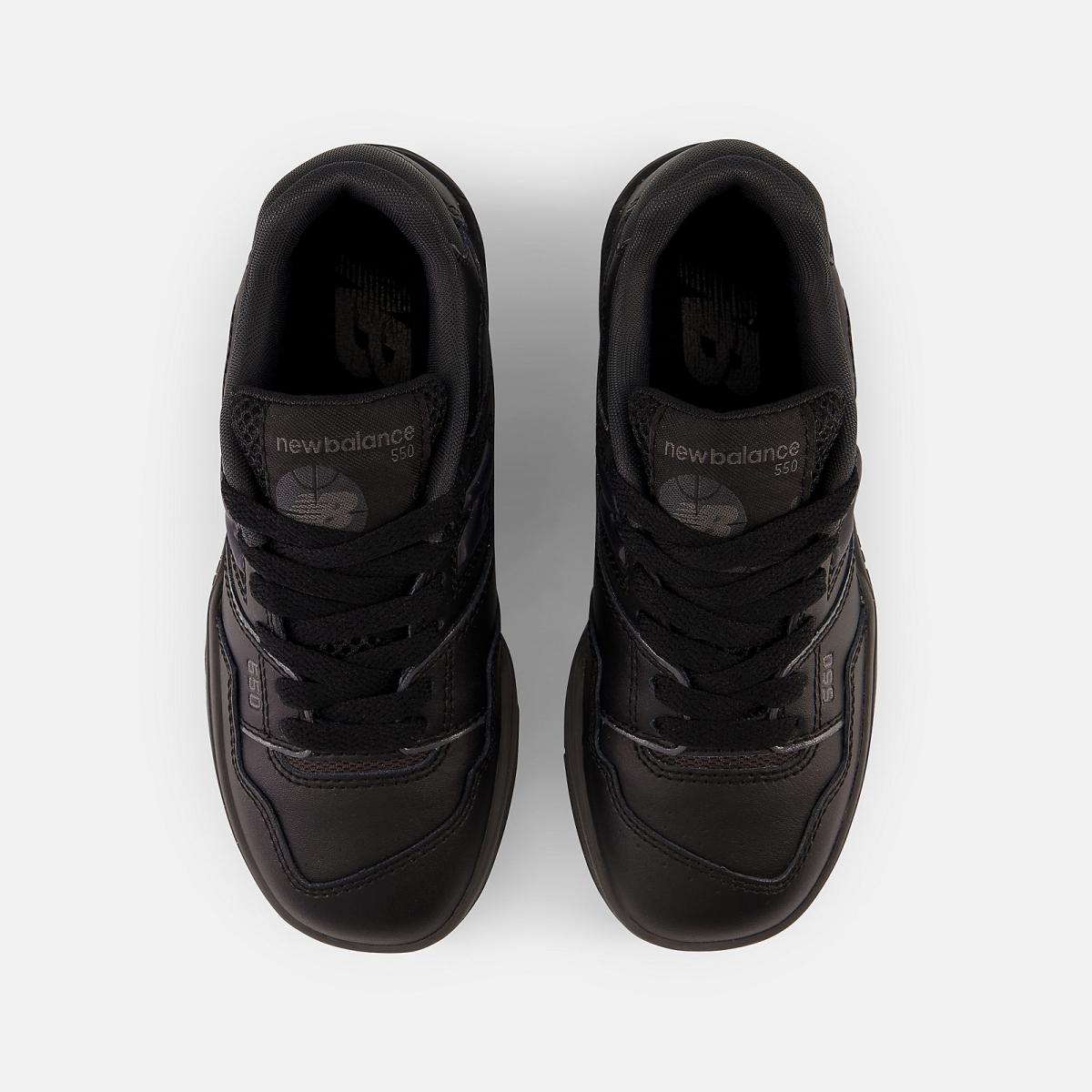 Size 10.5 - 3 | Kids New Balance 550 Black