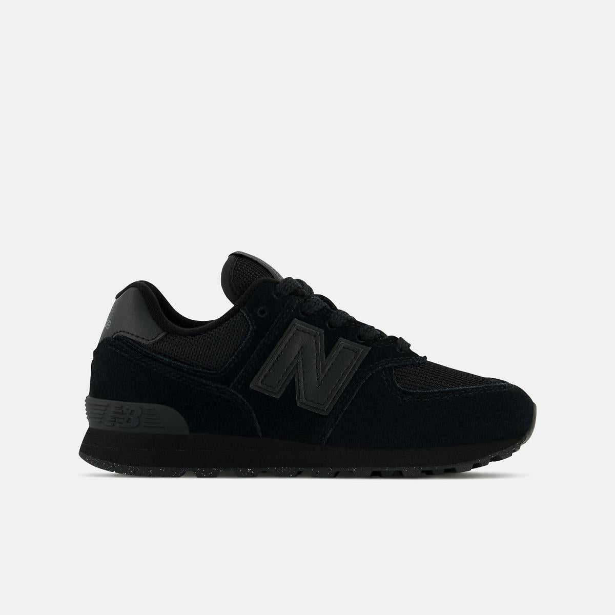 Size 10.5 - 3 | Kids New Balance 574 Core Black
