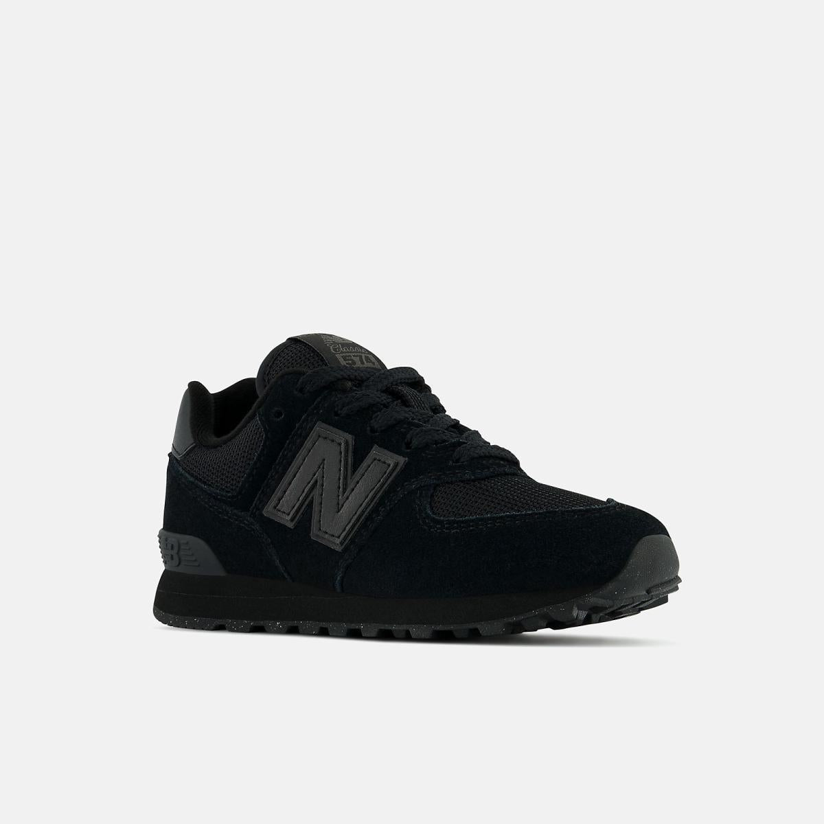 Size 10.5 - 3 | Kids New Balance 574 Core Black