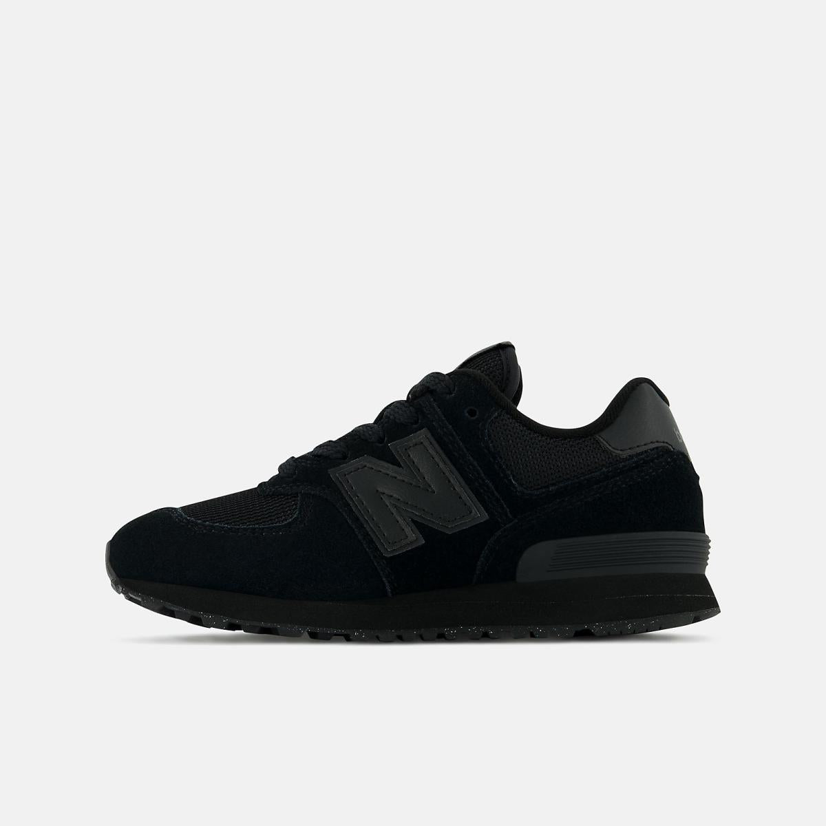Size 10.5 - 3 | Kids New Balance 574 Core Black