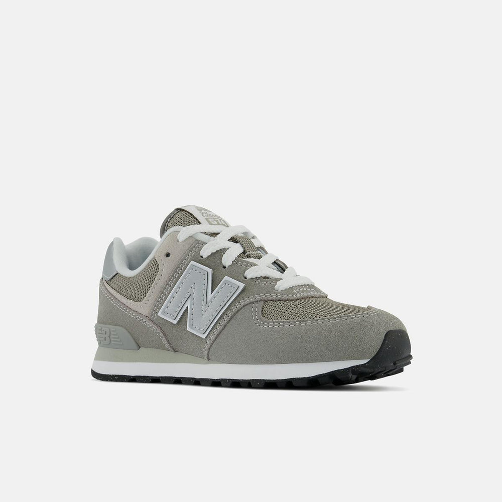 Size 10.5 - 3 | Kids New Balance 574 Core Grey With White