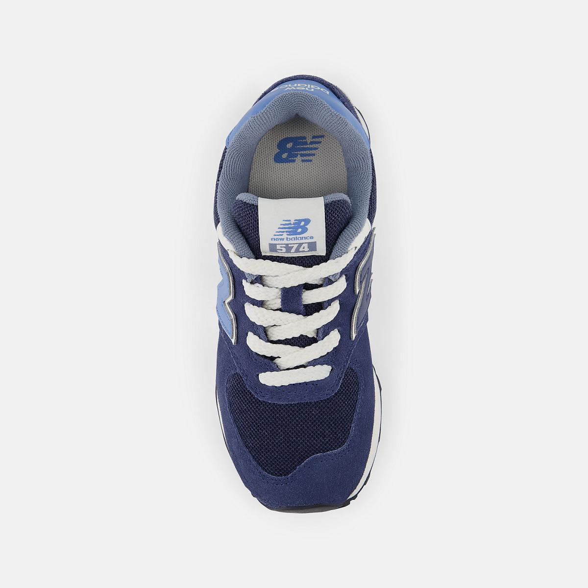 Size 10.5 - 3 | Kids New Balance 574 Nb Navy With Heritage Blue