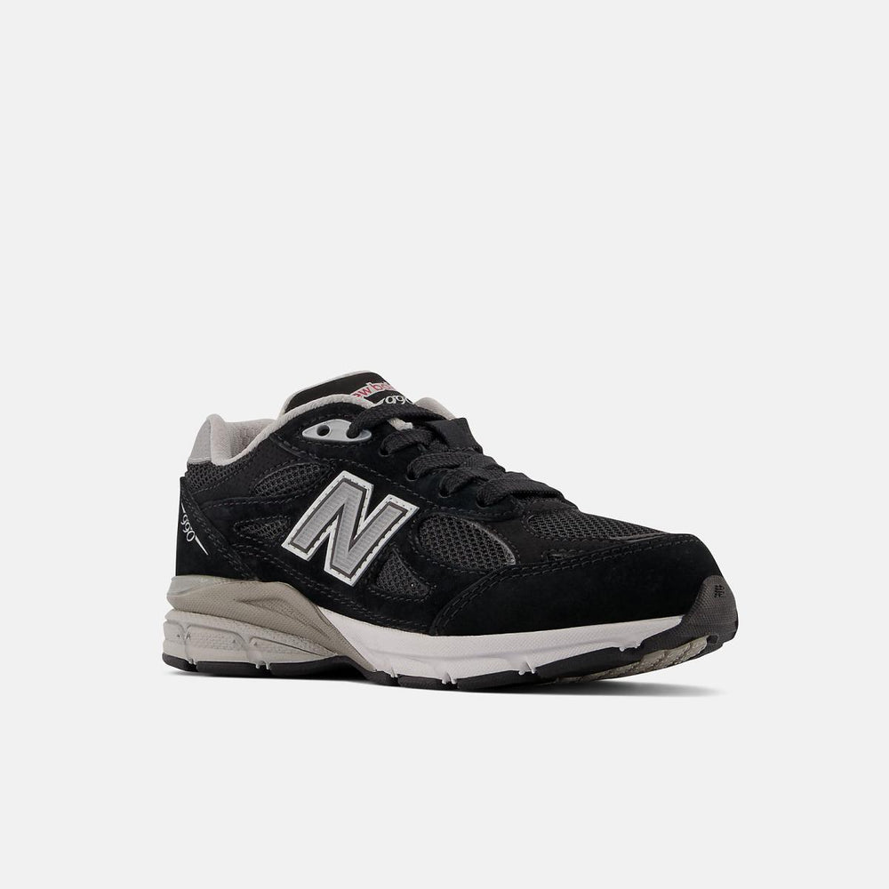 Size 10.5 - 3 | Kids New Balance 990v3 Black With Grey