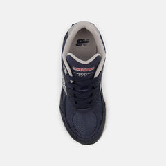 Size 10.5 - 3 | Kids New Balance 990v3 Navy With Grey