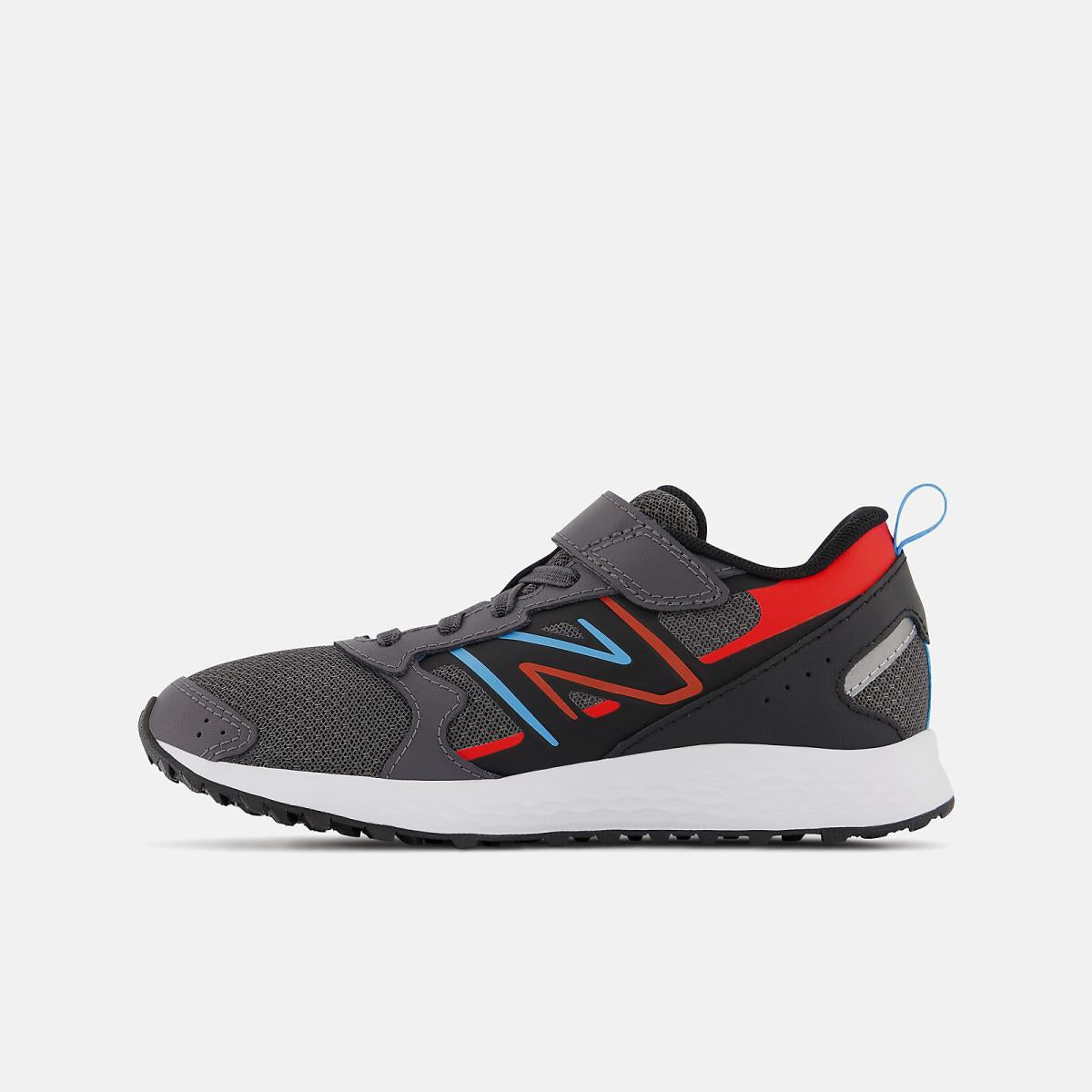 Size 10.5 - 3 | Kids New Balance Fresh Foam 650 Bungee Lace With Top Strap Magnet With Neo Flame And Vibrant Sky