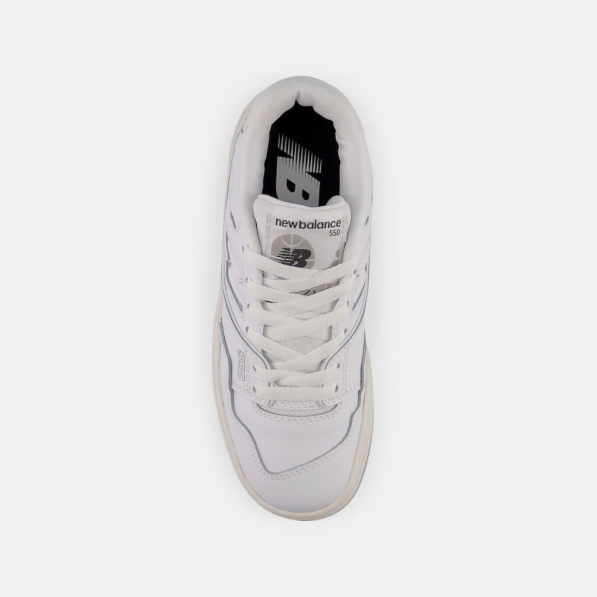 Size 3.5 - 7 | Kids New Balance 550 White