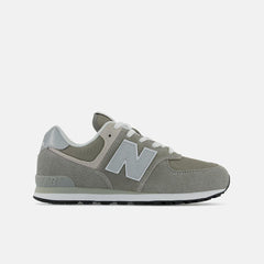 Size 3.5 - 7 | Kids New Balance 574 Core Grey With White