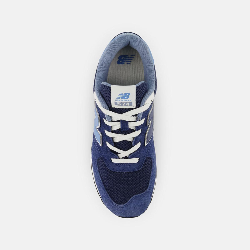Size 3.5 - 7 | Kids New Balance 574 Nb Navy With Heritage Blue