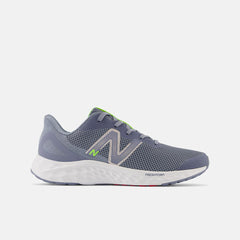 Size 3.5 - 7 | Kids New Balance Fresh Foam Arishi V4 Arctic Grey With Pixel Green And True Red