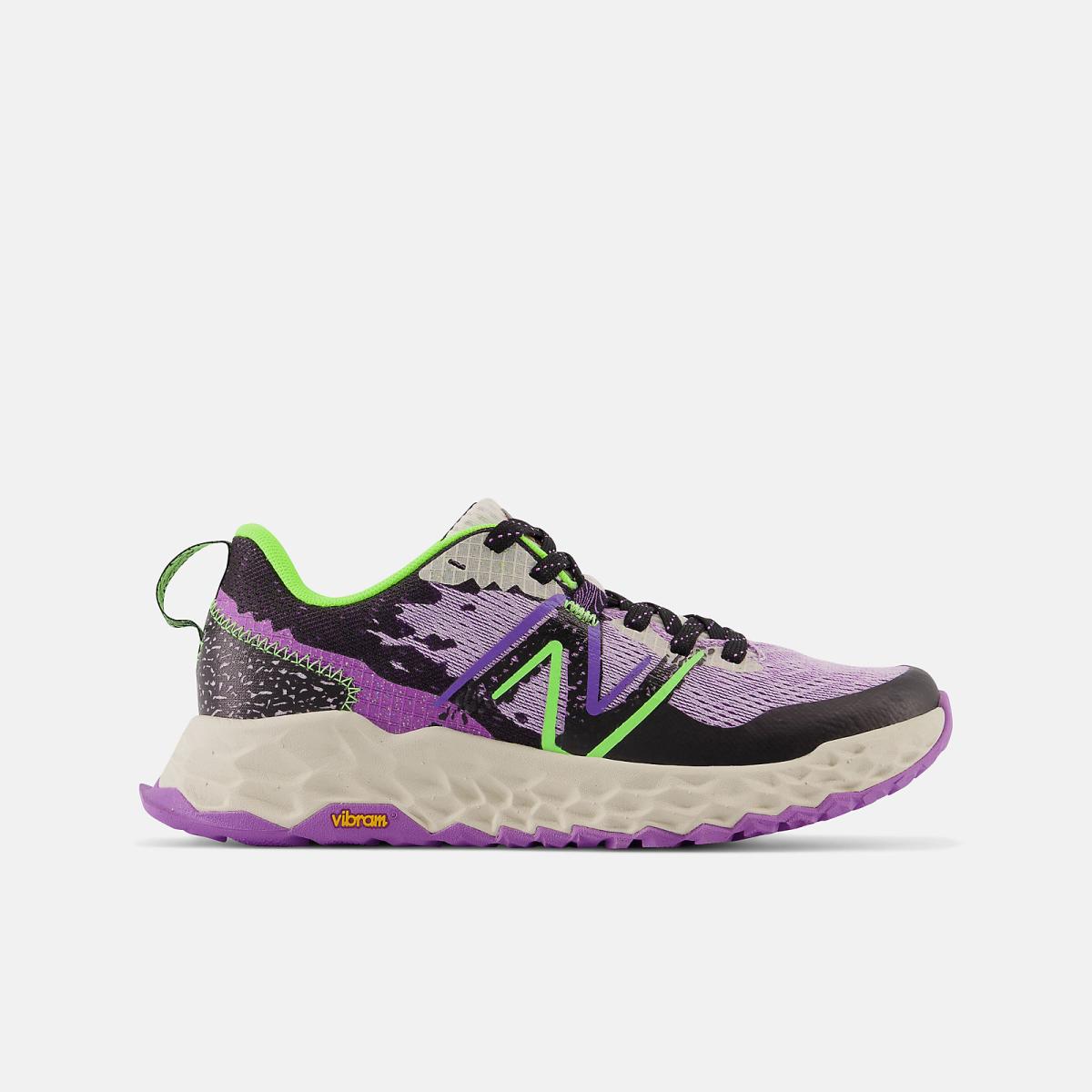 Size 3.5 - 7 | Kids New Balance Fresh Foam Hierro V7 Moonbeam With Pixel Green