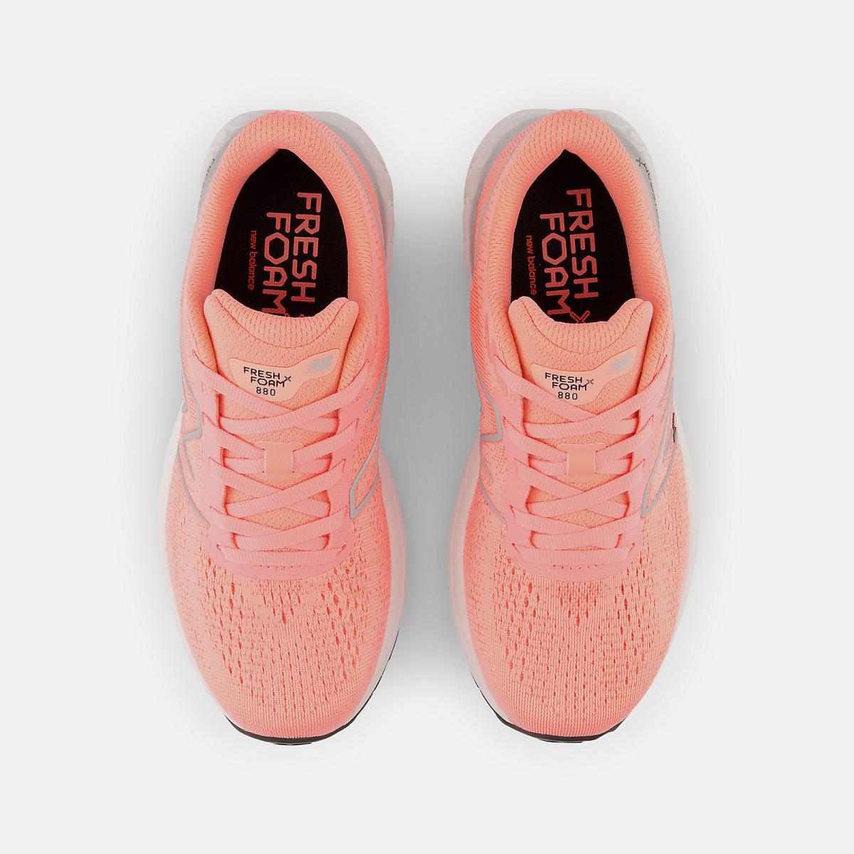 Size 3.5 - 7 | Kids New Balance Fresh Foam X 880v12 Grapefruit With Metallic Silver