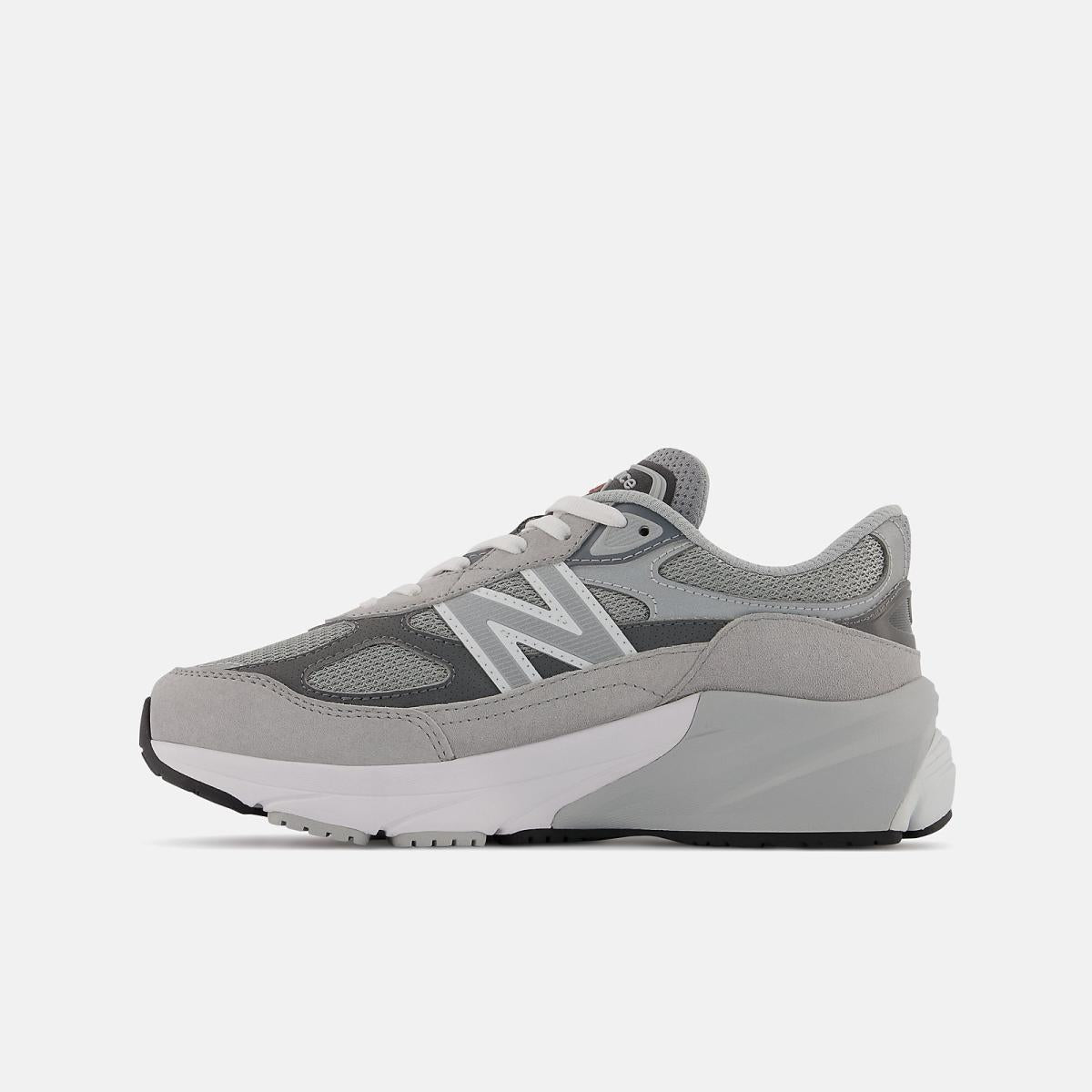 Size 3.5 - 7 | Kids New Balance FuelCell 990v6 Grey With Silver