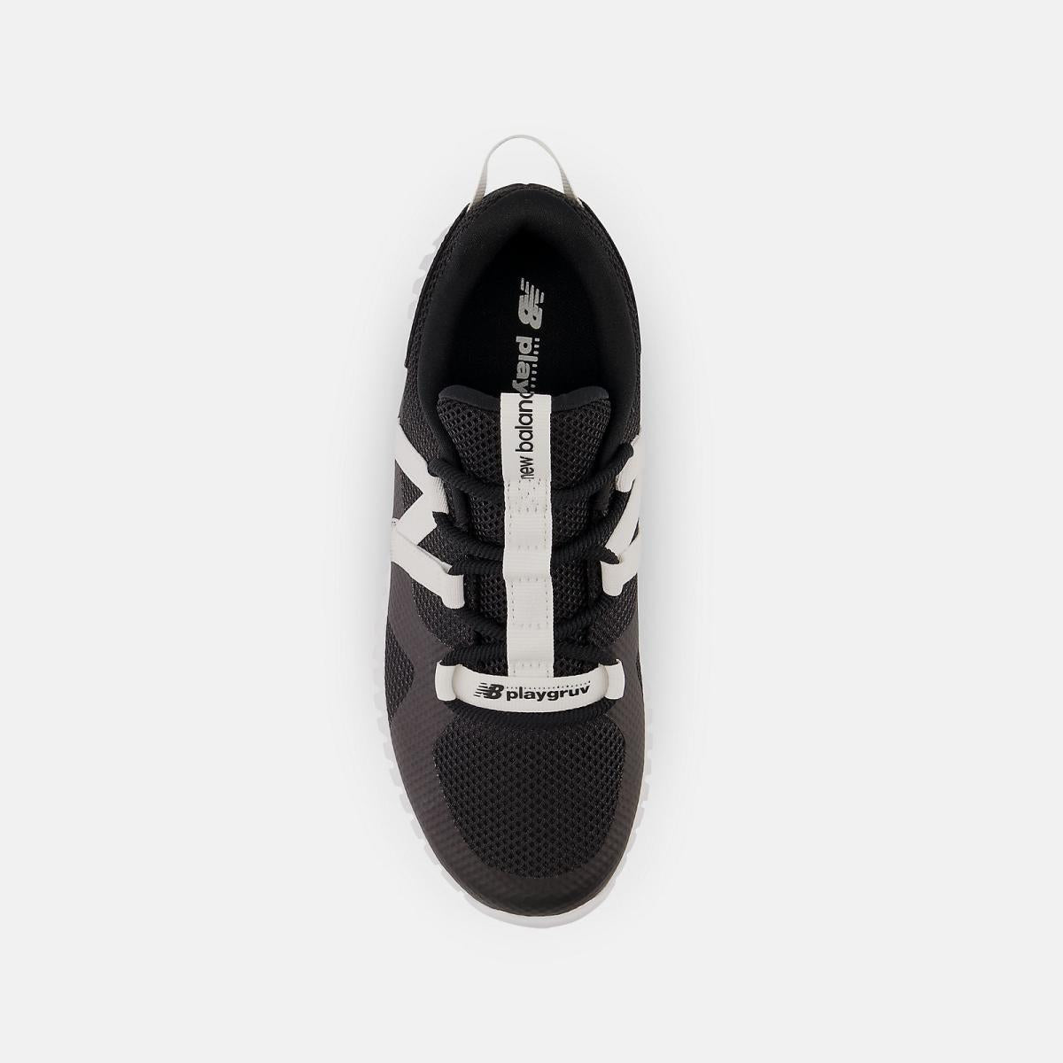 Size 3.5 - 7 | Kids New Balance PLAYGRUV V2 Bungee Black With White