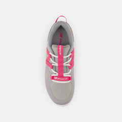Size 3.5 - 7 | Kids New Balance PLAYGRUV V2 Bungee Grey With Hi-pink
