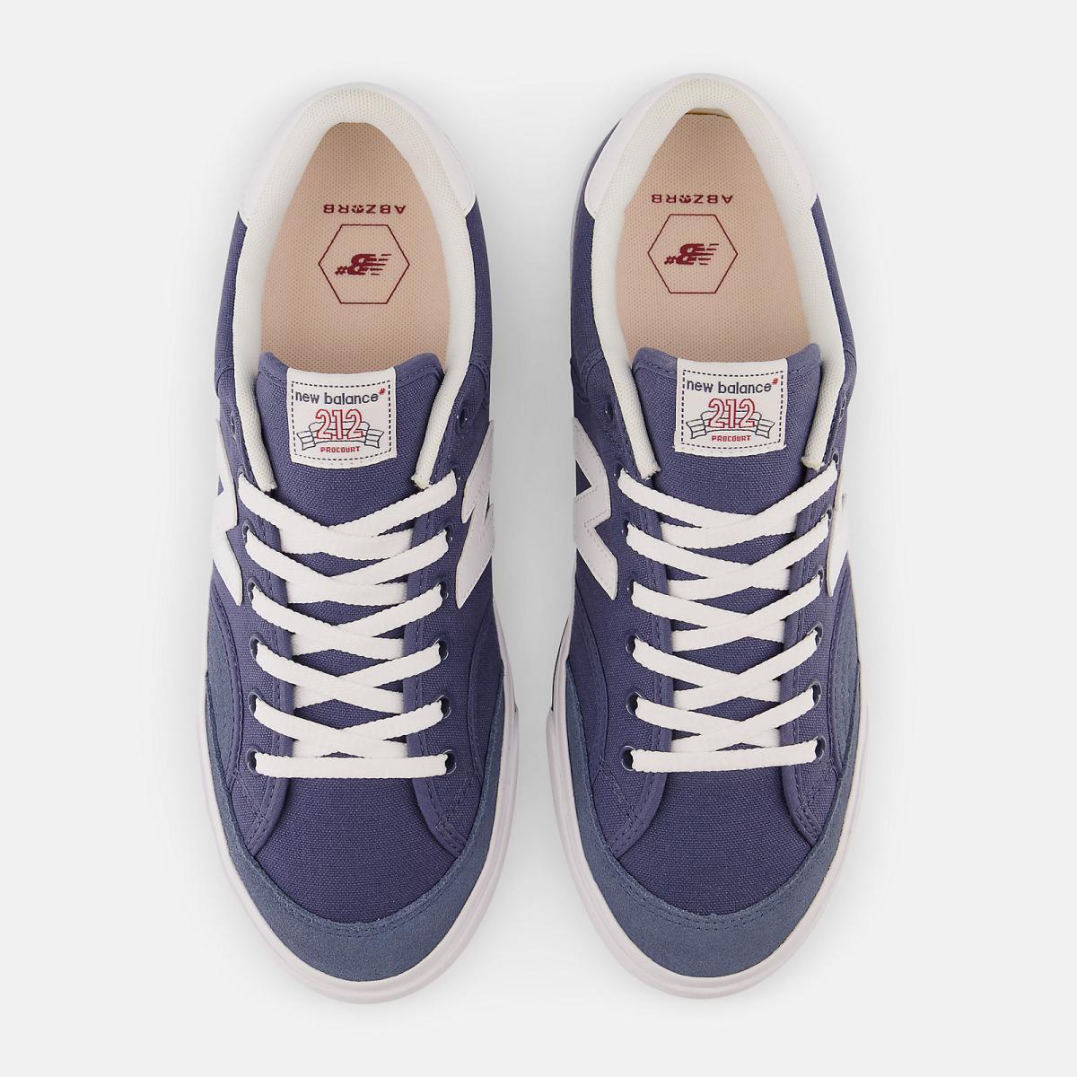 Skateboarding | Men/Women New Balance NB Numeric 212 Pro Court Vintage Indigo With White