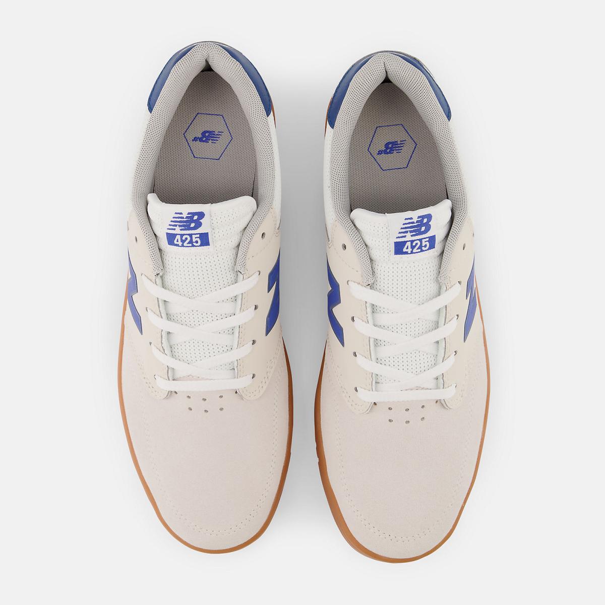 Skateboarding | Men/Women New Balance NB Numeric 425 Sea Salt With Blue