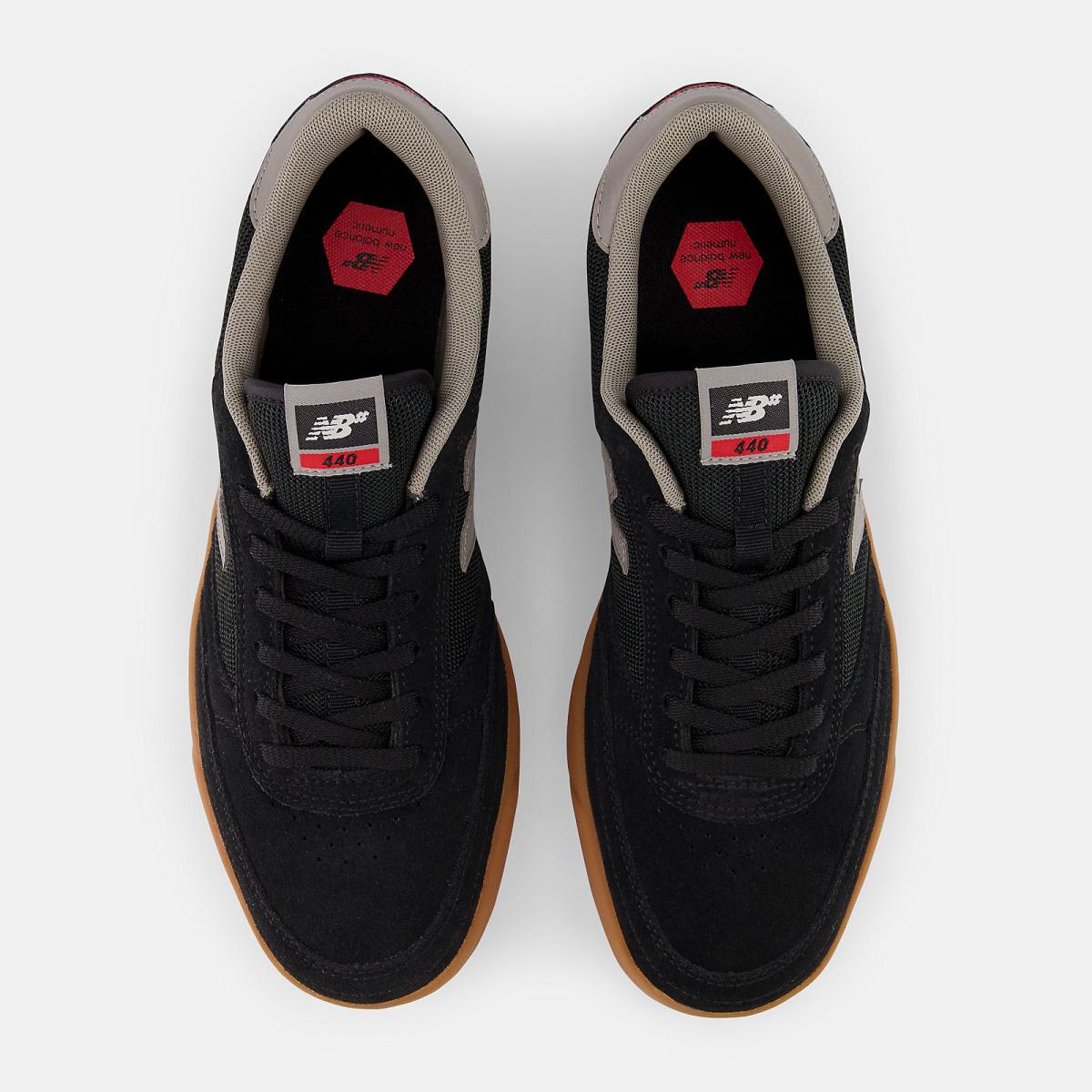 Skateboarding | Men/Women New Balance NB Numeric 440 Black With Grey