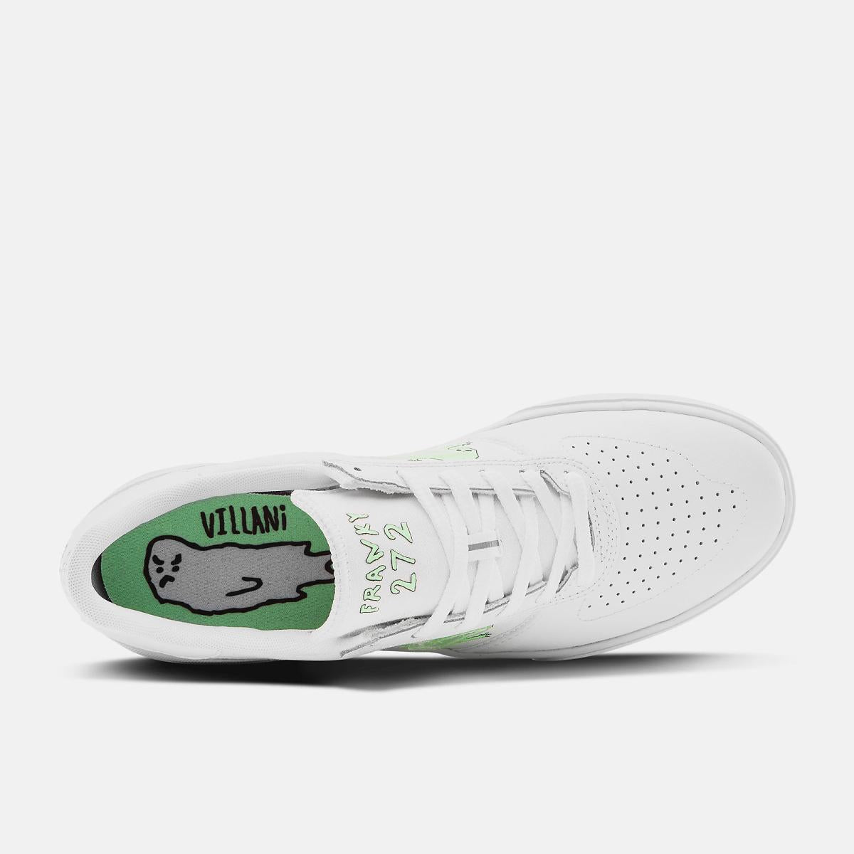 Skateboarding | Men/Women New Balance NB Numeric Franky Villani 272 White With Yellow