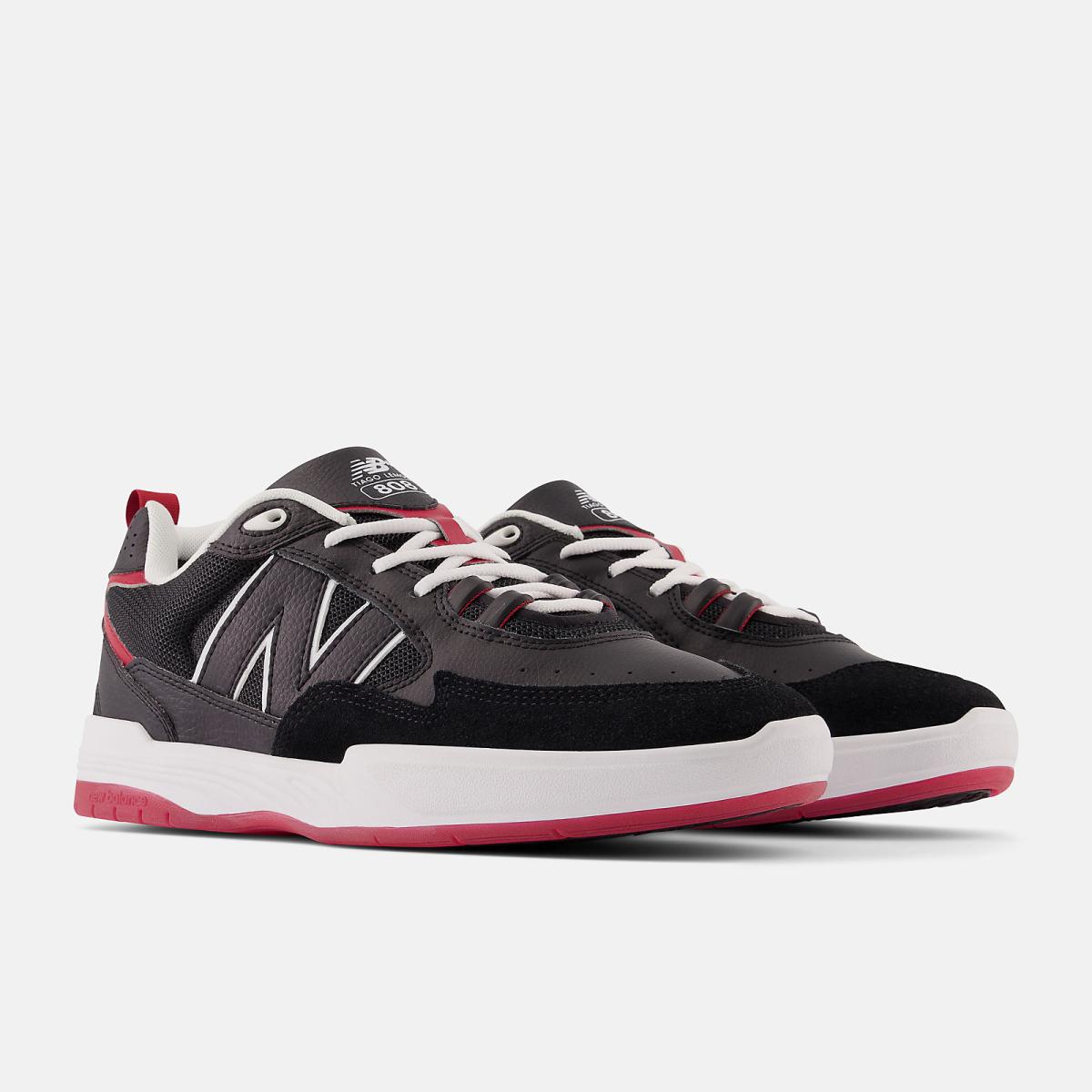 Skateboarding | Men/Women New Balance NB Numeric Tiago Lemos 808 Black With Red