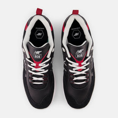 Skateboarding | Men/Women New Balance NB Numeric Tiago Lemos 808 Black With Red