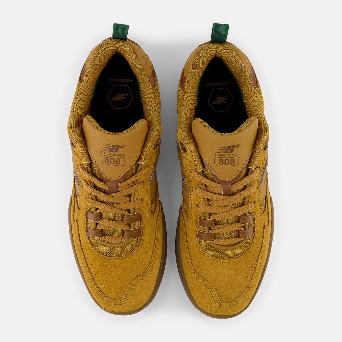 Skateboarding | Men/Women New Balance NB Numeric Tiago Lemos 808 Wheat With Brown