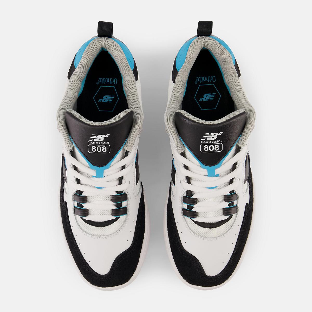 Skateboarding | Men/Women New Balance NB Numeric Tiago Lemos 808 White With Black