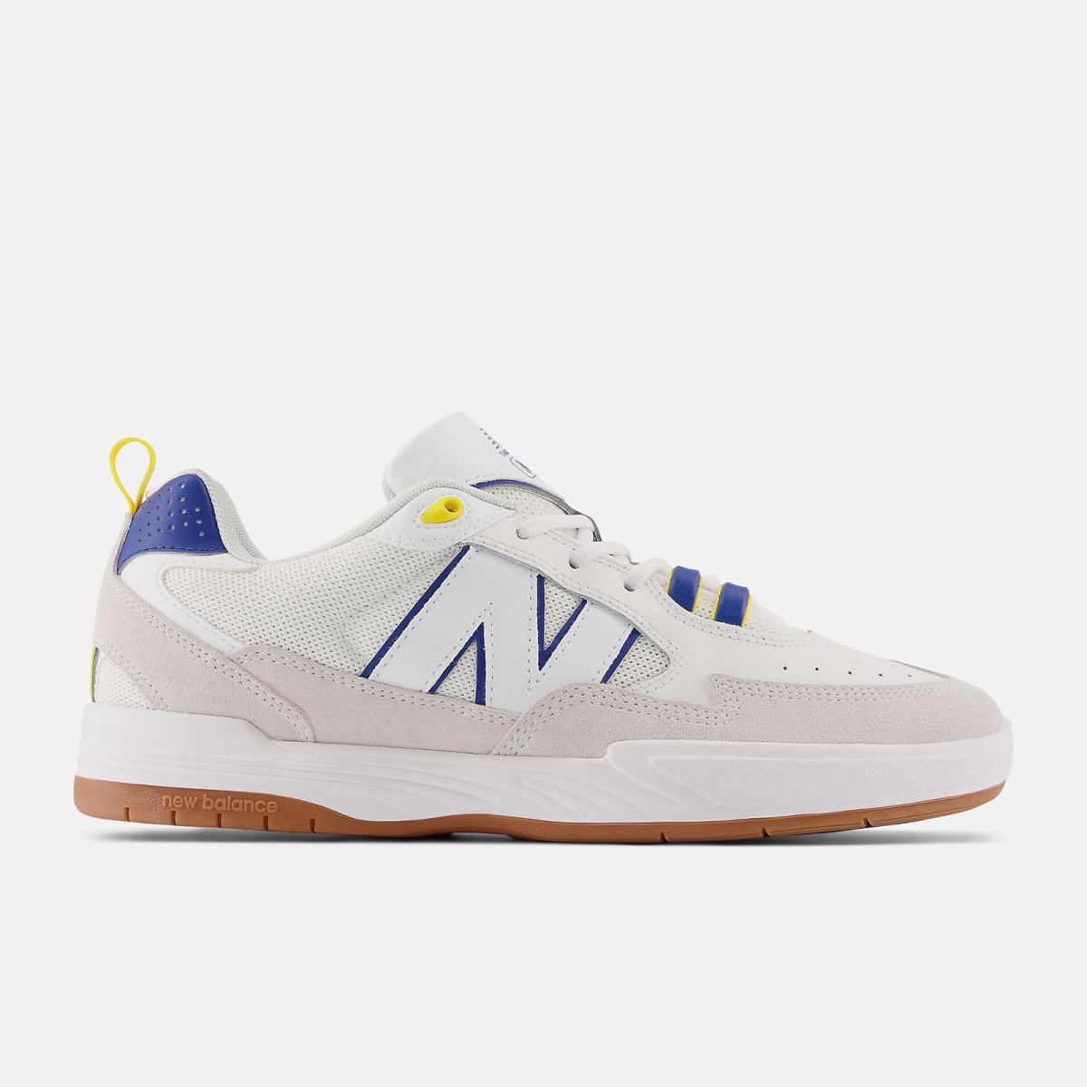 Skateboarding | Men/Women New Balance NB Numeric Tiago Lemos 808 White With Blue
