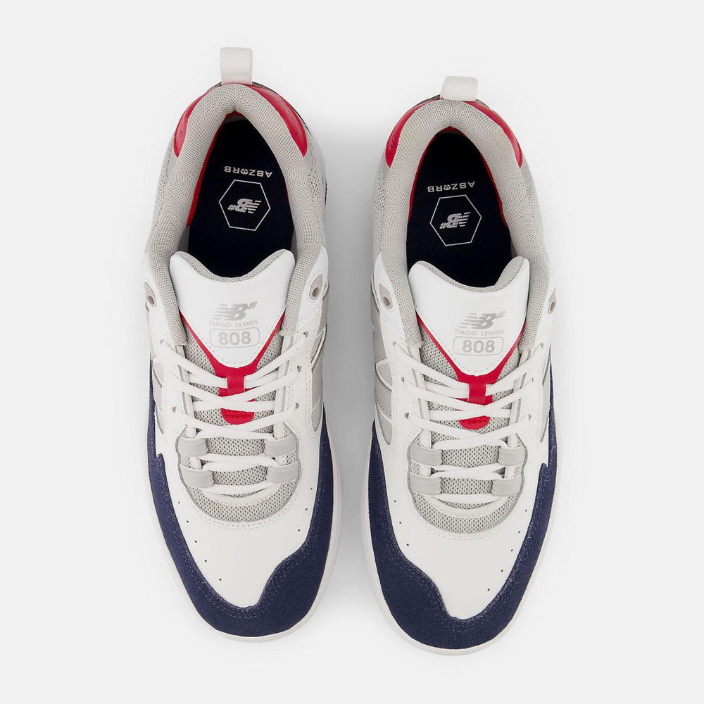 Skateboarding | Men/Women New Balance NB Numeric Tiago Lemos 808 White With Navy