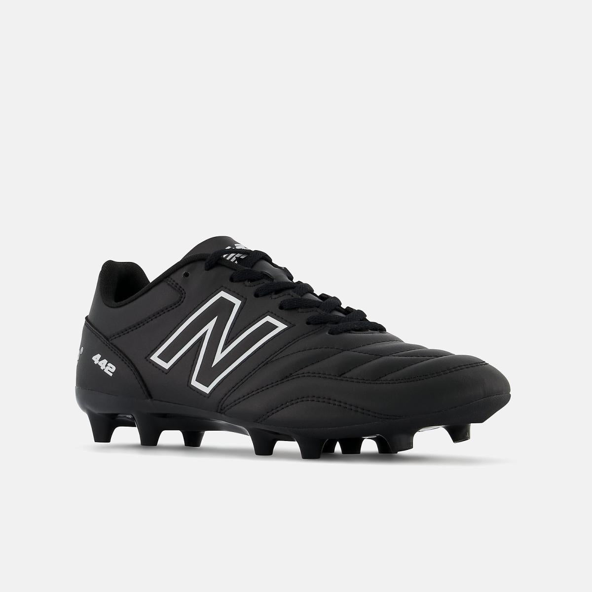 Soccer | Men/Women New Balance 442 V2 ACADEMY FG Black With White