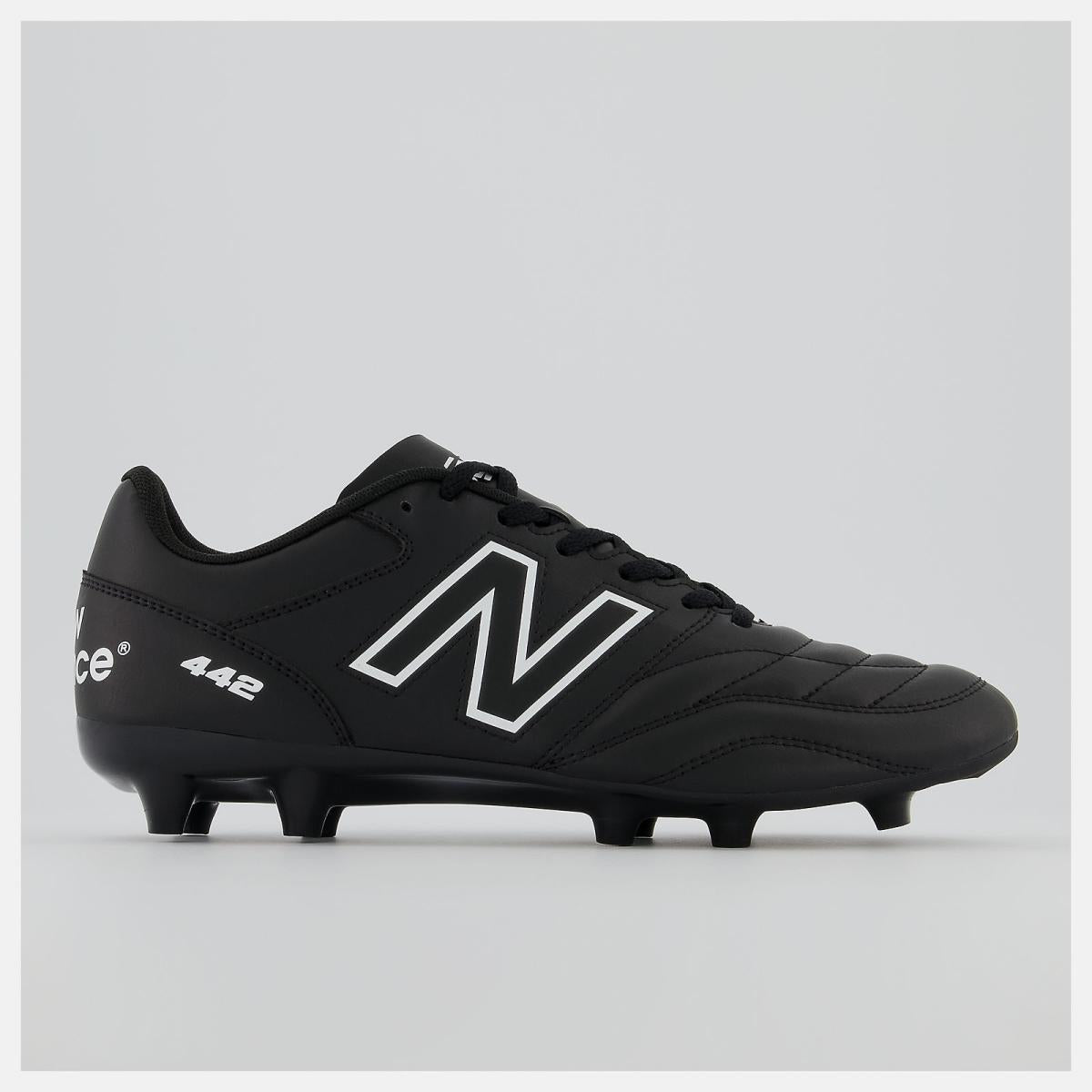 Soccer | Men/Women New Balance 442 V2 ACADEMY FG Black With White