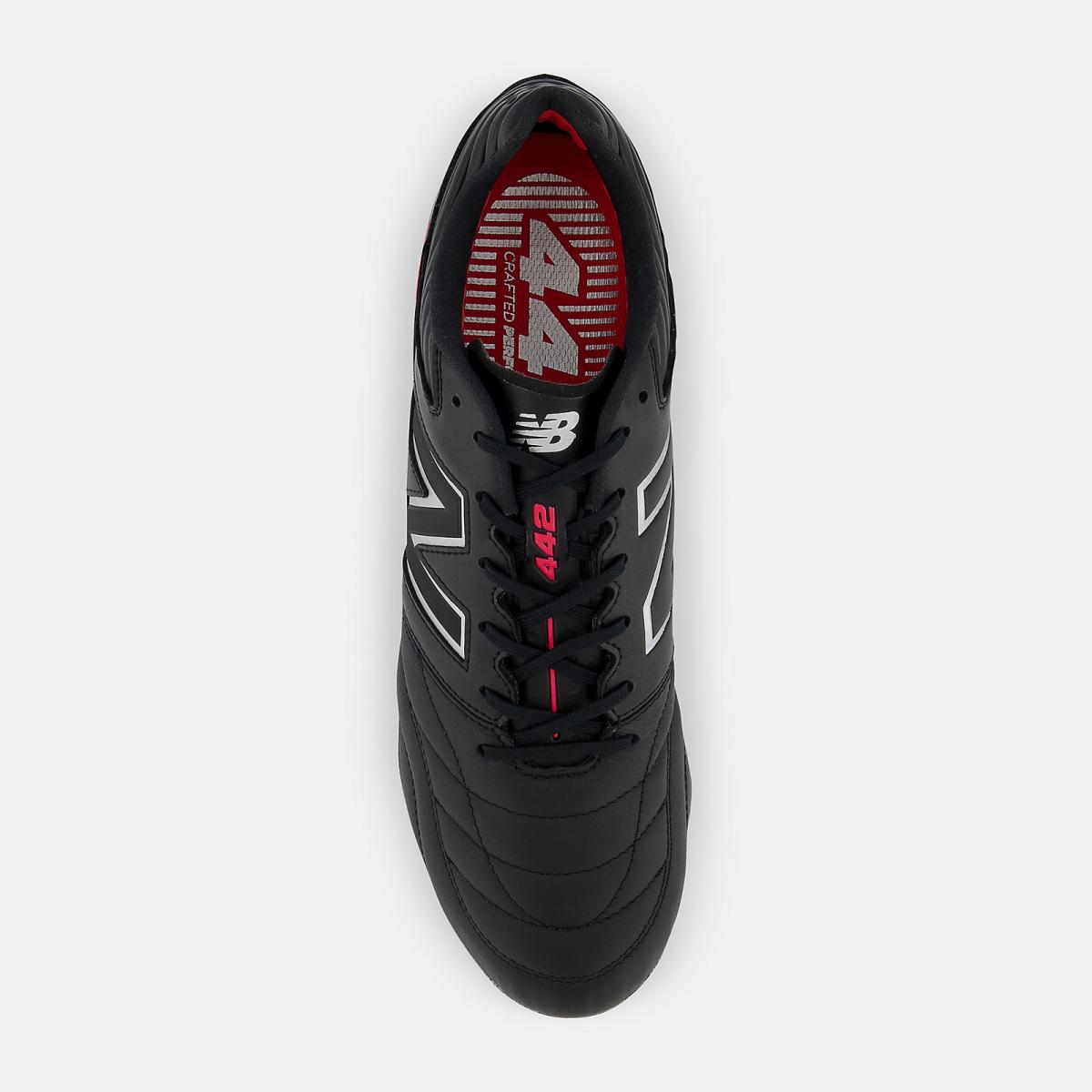 Soccer | Men/Women New Balance 442 V2 PRO FG Black With Silver