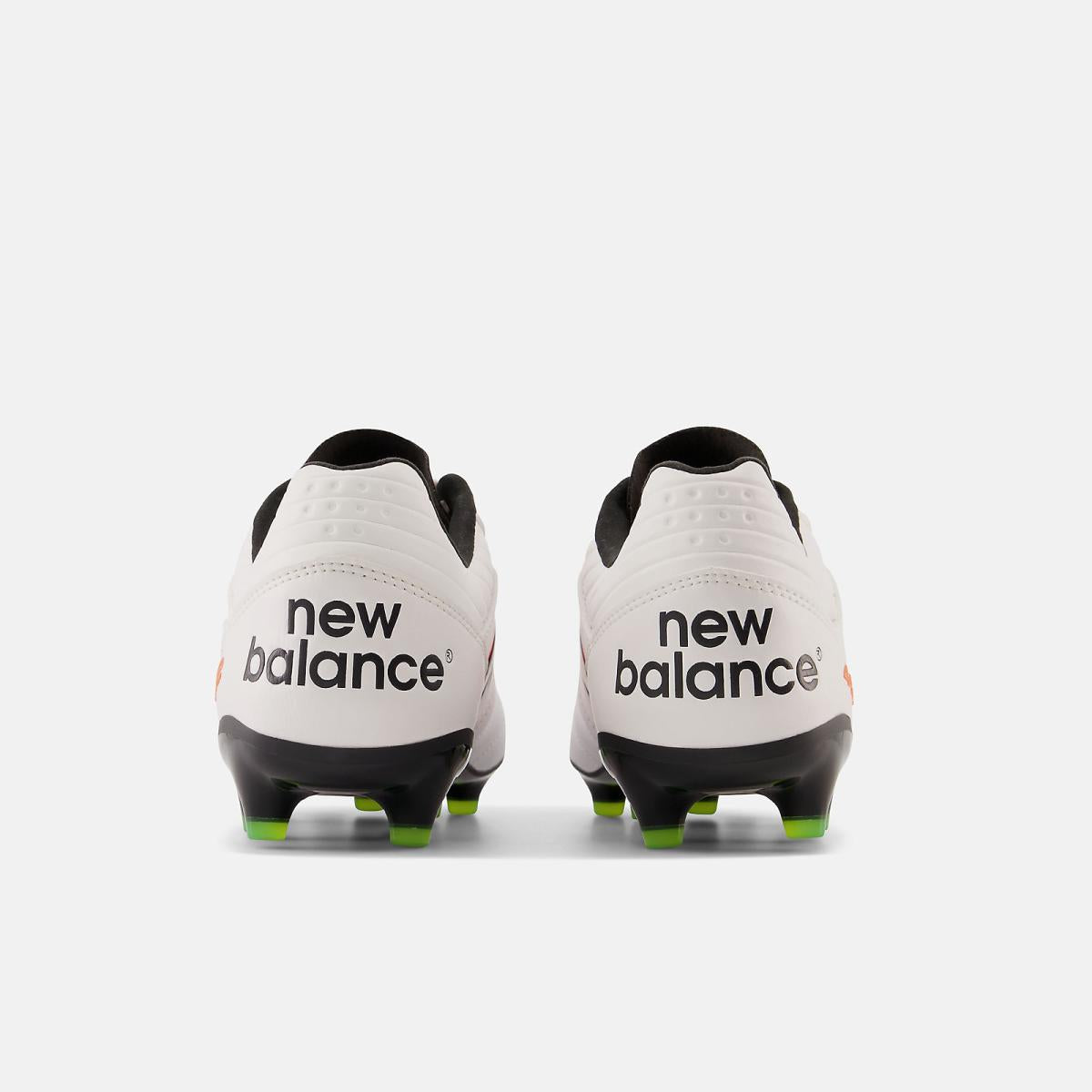 Soccer | Men/Women New Balance 442 V2 Pro FG White With Neon Dragonfly And Coloro Green