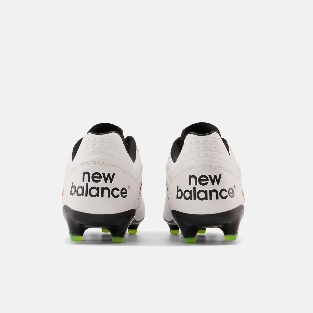 Soccer | Men/Women New Balance 442 V2 Pro FG White With Neon Dragonfly And Coloro Green