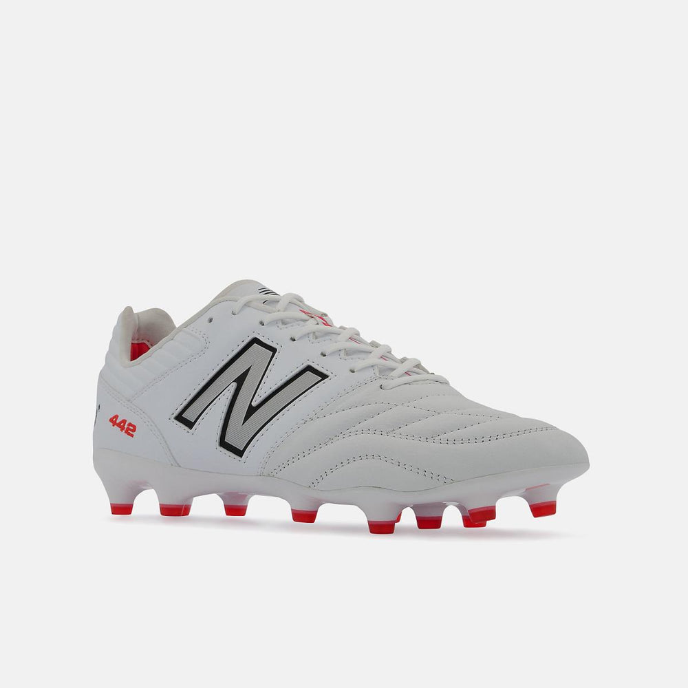 Soccer | Men/Women New Balance 442 V2 PRO FG White With Silver